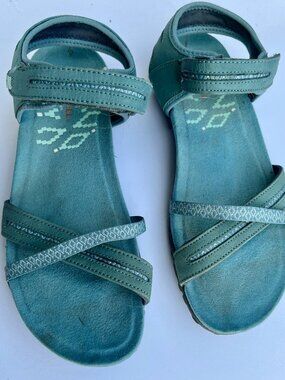 Merrell Terran Cross II Adjustable Strap Performance Sandals Blue Smoke Womens 8